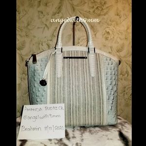 Brahmin NWOT Sea Glass Edgewater Large Duxbury RARE